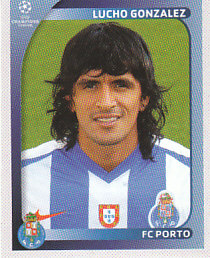 Lucho Gonzalez FC Porto samolepka UEFA Champions League 2008/09 #407